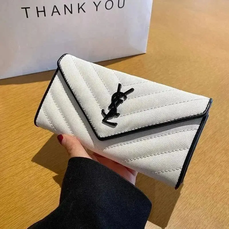 Yves Saint Laurent Loulou Wallet · YSL 1:1 rep bag from $34 · DHL from Guangzhou, China
