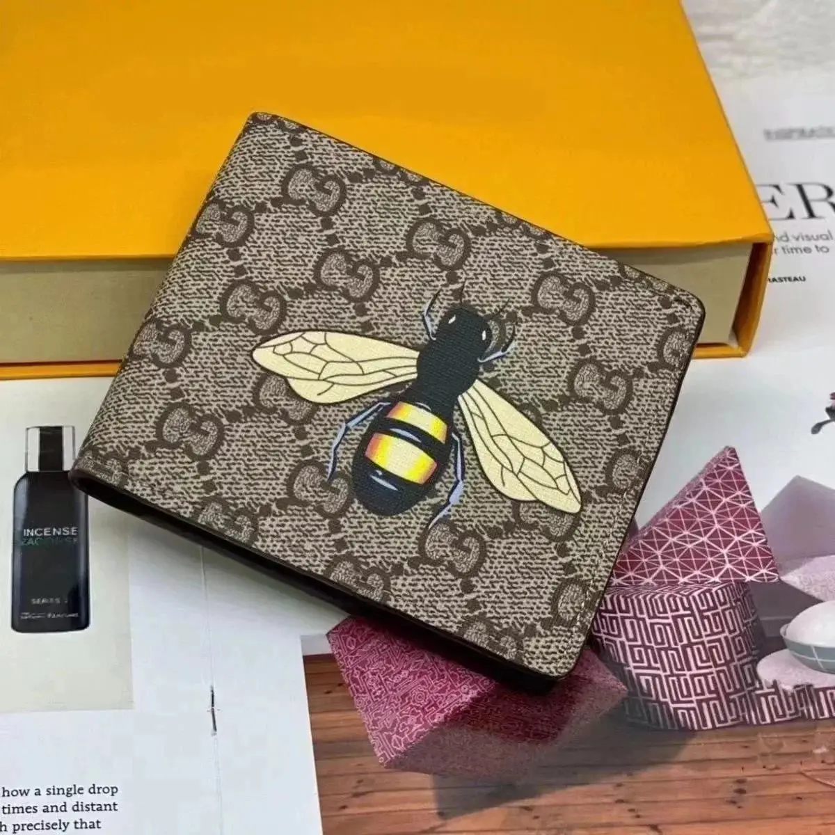 Gucci GG Supreme Wallet 5 · Gucci 1:1 rep bag from $61 · DHL from Guangzhou, China