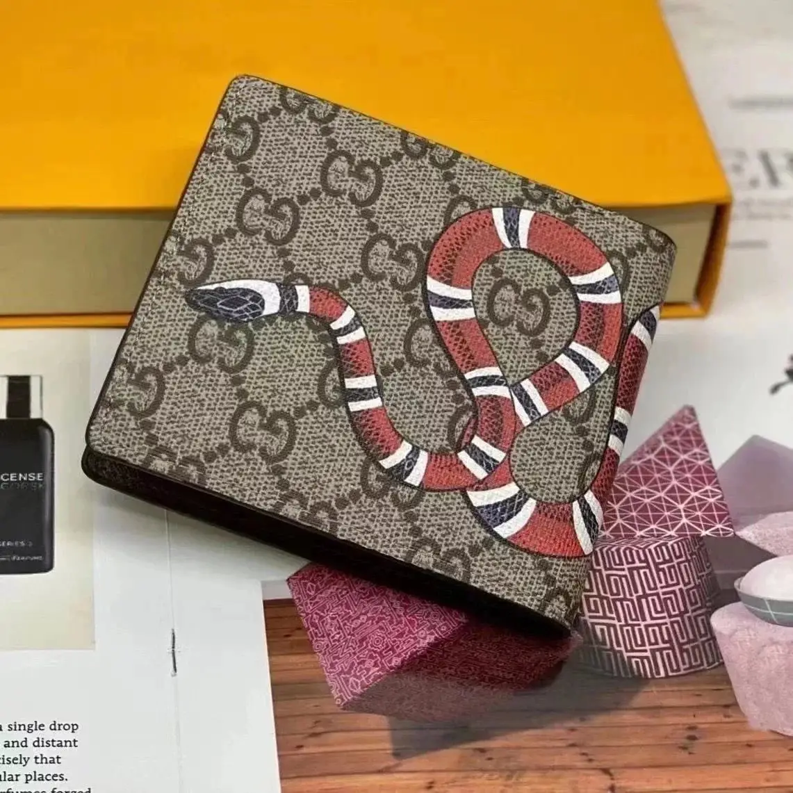 Gucci GG Supreme Wallet 7 · Gucci 1:1 rep bag from $61 · DHL from Guangzhou, China