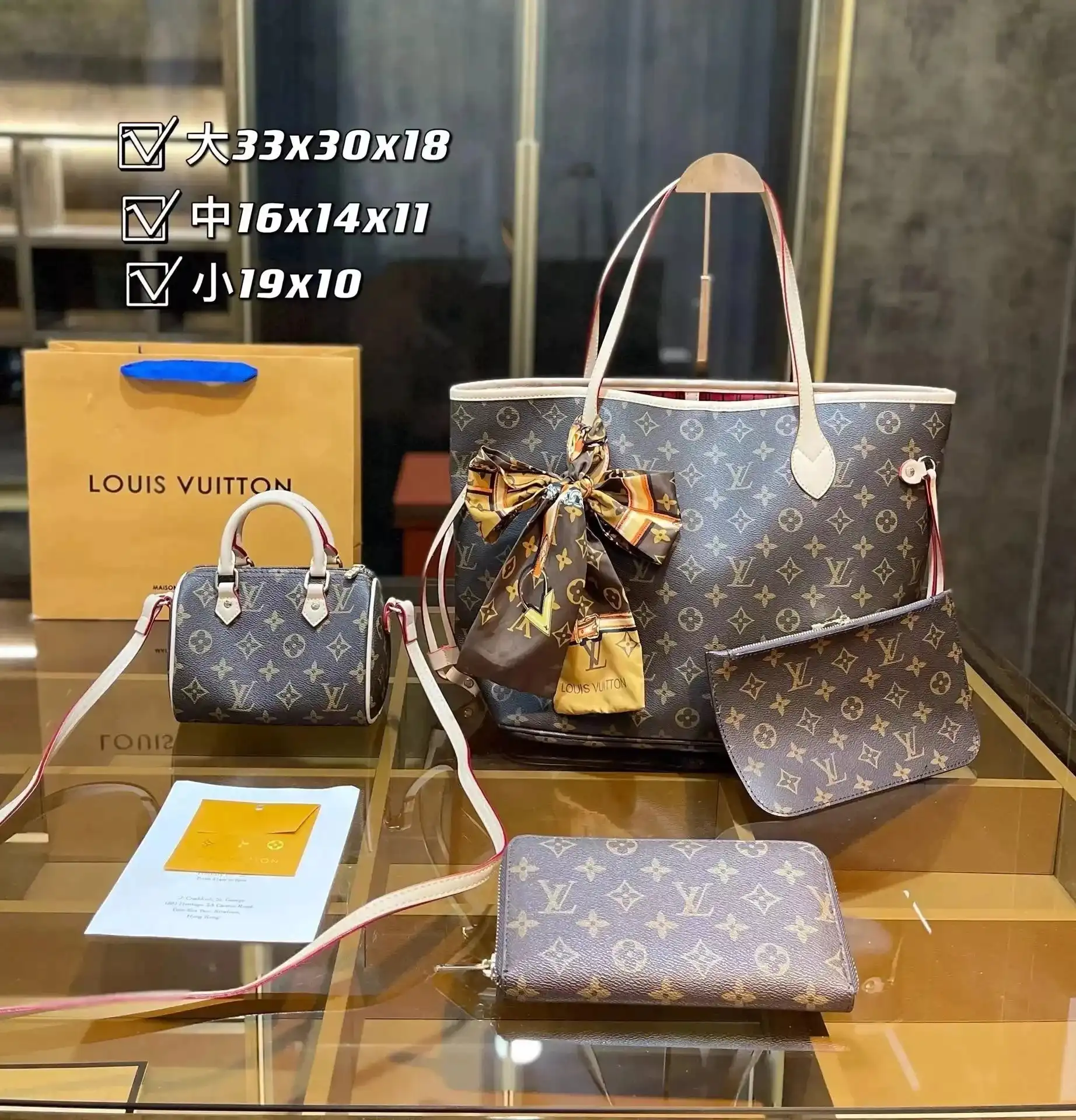 Louis Vuitton Neverfull Tote Bag 4 · Louis Vuitton 1:1 rep bag from $59 · DHL from Guangzhou, China