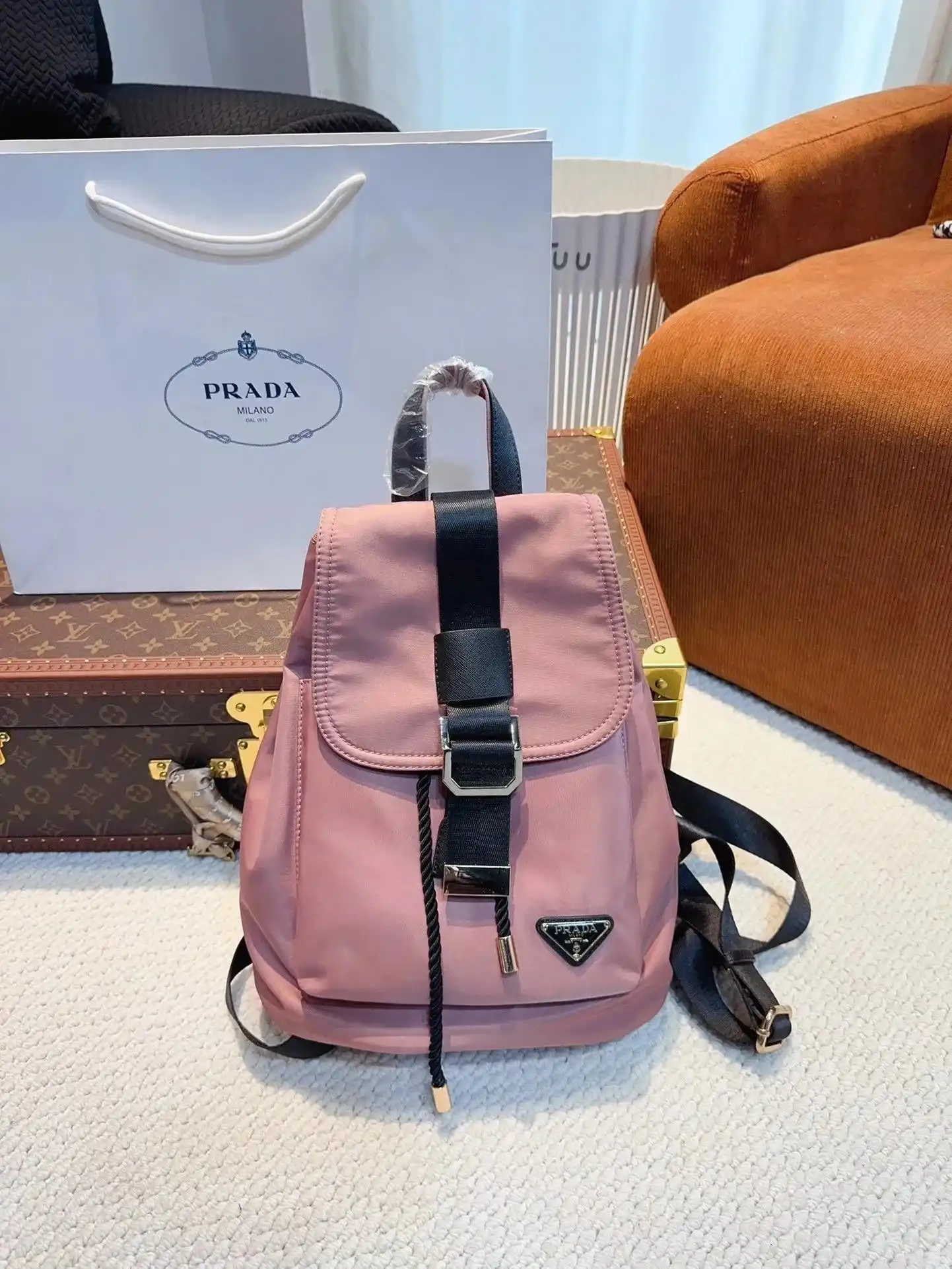 Prada Re-Nylon Backpack 6 · Prada 1:1 rep bag from $29 · DHL from Guangzhou, China