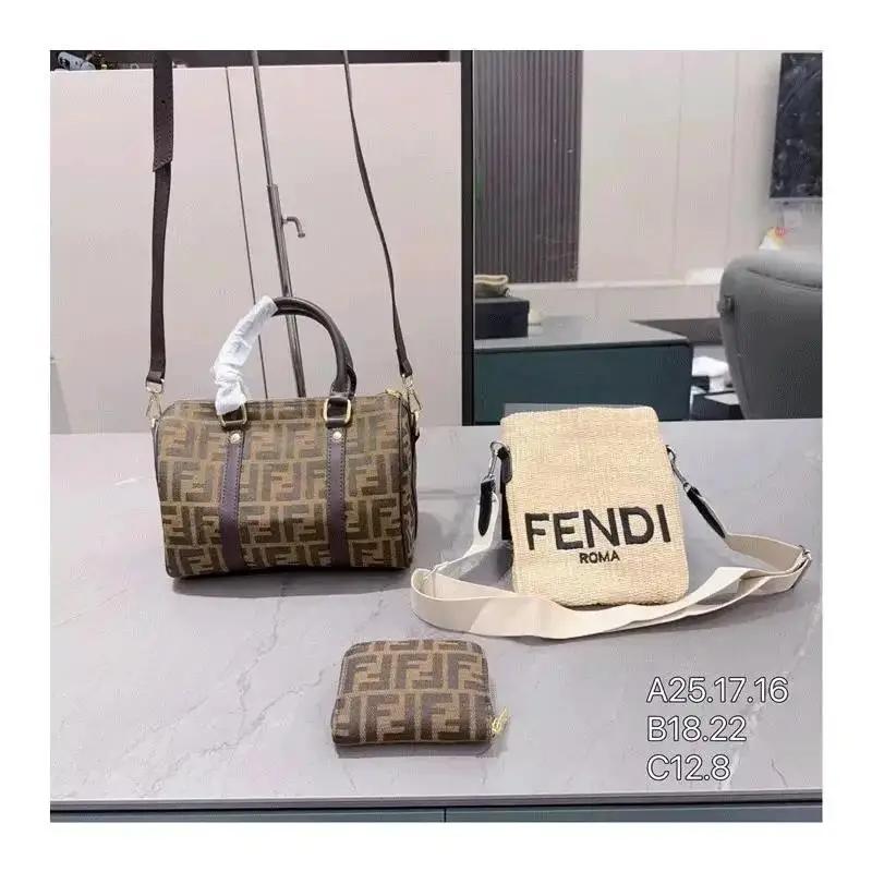 Fendi FF Monogram Bag Set · Fendi 1:1 rep bag from $93 · DHL from Guangzhou, China