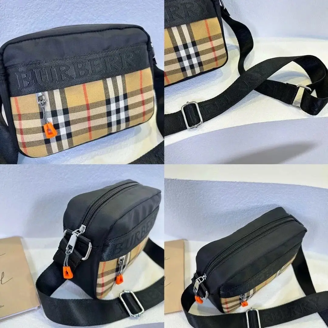 Burberry Vintage Check Messenger Bag · Burberry 1:1 rep bag from $63 · DHL from Guangzhou, China