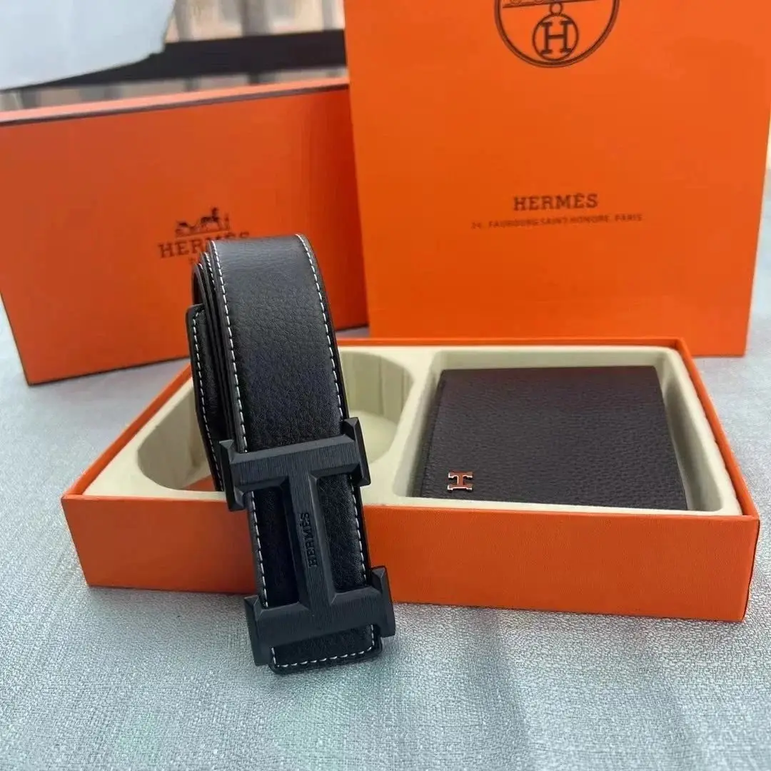 Louis Vuitton Damier Ebene Belt & Wallet / Gucci GG Supreme Belt & Wallet / Hermès H Buckle Belt & Wallet / Salvatore Ferragamo Gancini Belt & Wallet 2 · Hermès 1:1 rep bag specialty batch · DHL from Guangzhou, China