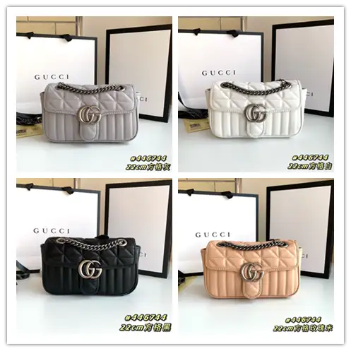 Gucci GG Marmont Quilted Shoulder Bag 2 · Gucci 1:1 rep bag from $61 · DHL from Guangzhou, China