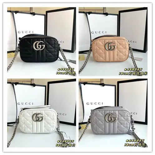 Gucci GG Marmont Quilted Shoulder Bag 4 · Gucci 1:1 rep bag from $61 · DHL from Guangzhou, China