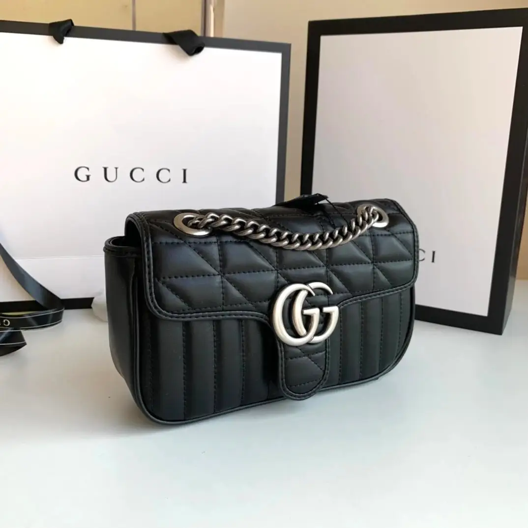 Gucci GG Marmont Quilted Shoulder Bag 6 · Gucci 1:1 rep bag from $61 · DHL from Guangzhou, China