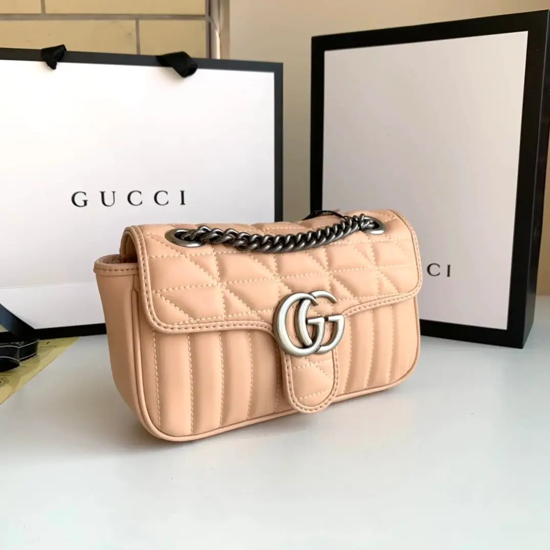 Gucci GG Marmont Quilted Shoulder Bag 7, Gucci 1:1 rep bag from $61 · DHL from Guangzhou, China