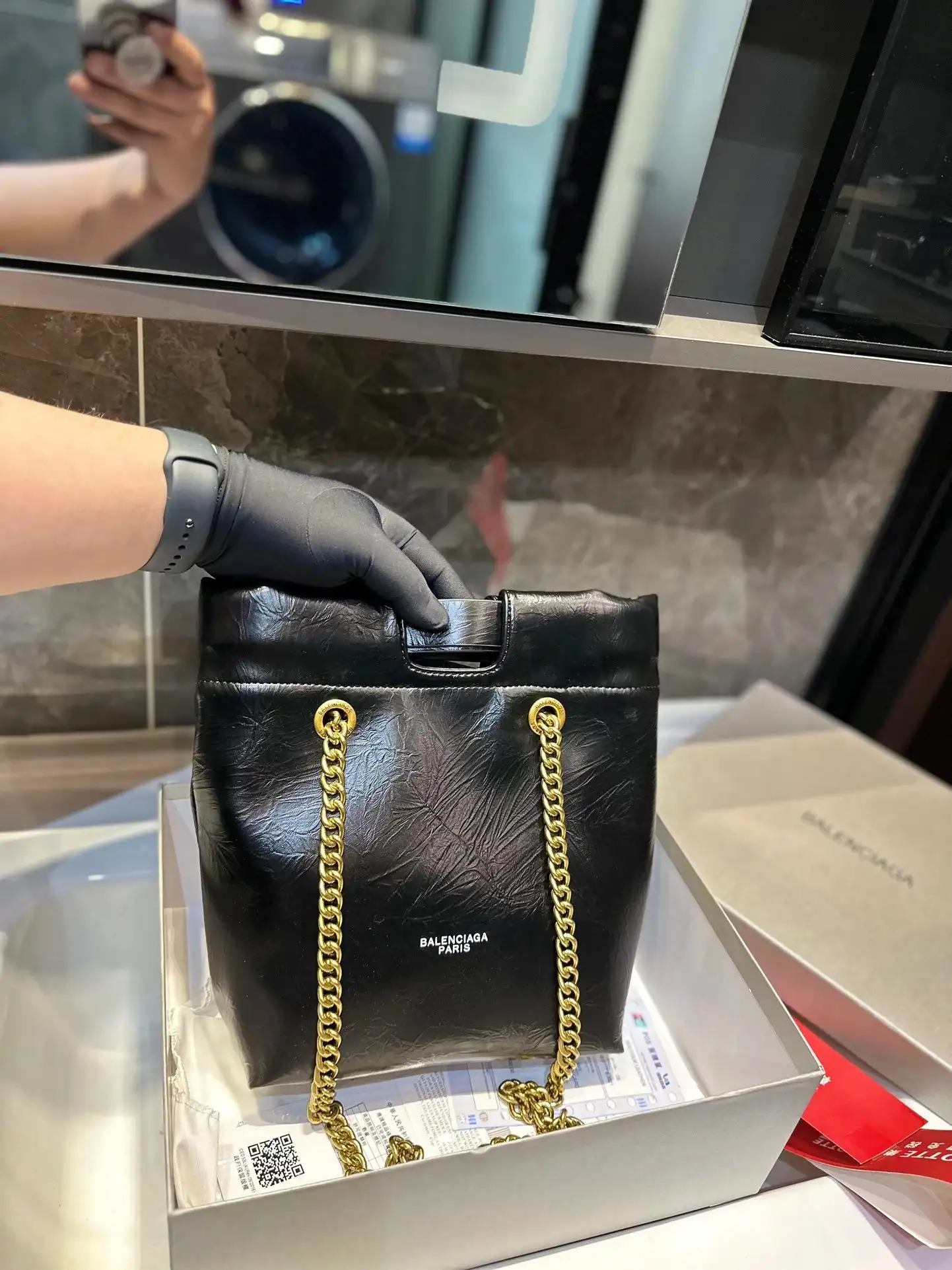Balenciaga Bucket Bag 7 — Balenciaga 1:1 rep bag from $69 · DHL from Guangzhou, China
